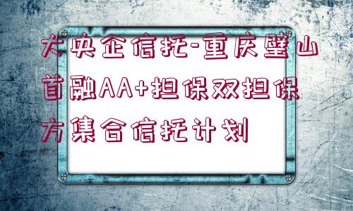 大央企信托-重慶璧山首融AA+擔(dān)保雙擔(dān)保方集合信托計劃