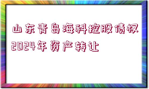 山東青島?？瓶毓蓚鶛?quán)2024年資產(chǎn)轉(zhuǎn)讓