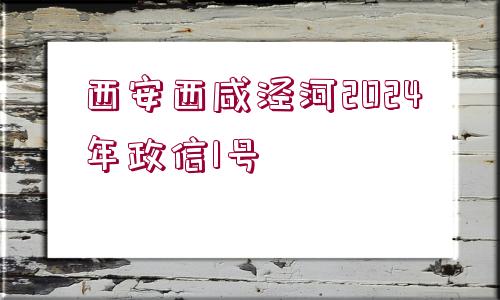 西安西咸涇河2024年政信1號