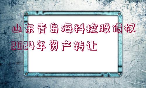 山東青島?？瓶毓蓚鶛?quán)2024年資產(chǎn)轉(zhuǎn)讓