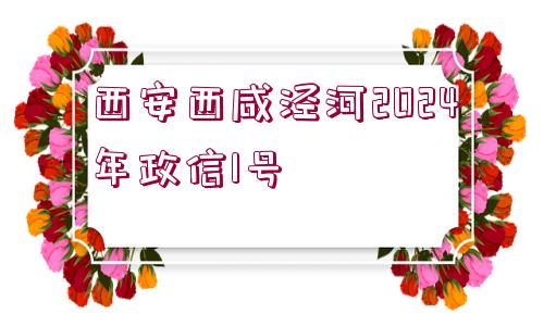 西安西咸涇河2024年政信1號