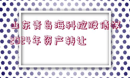 山東青島?？瓶毓蓚鶛?quán)2024年資產(chǎn)轉(zhuǎn)讓