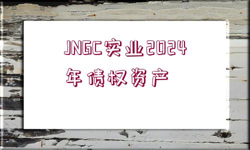 JNGC實業(yè)2024年債權資產