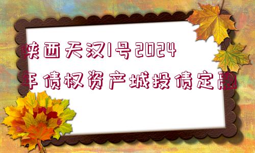 陜西天漢1號2024年債權(quán)資產(chǎn)城投債定融