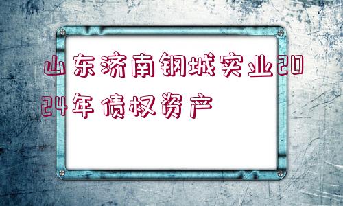 山東濟(jì)南鋼城實業(yè)2024年債權(quán)資產(chǎn)