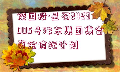 陜國投·星石2453005號灃東集團集合資金信托計劃