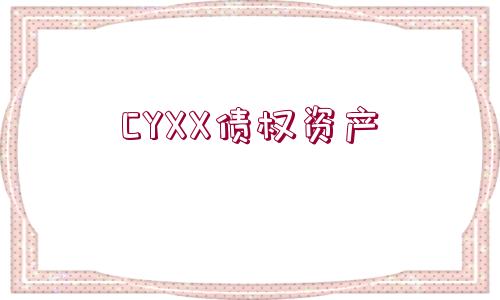 CYXX債權(quán)資產(chǎn)