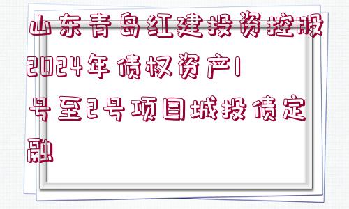 山東青島紅建投資控股2024年債權資產(chǎn)1號至2號項目城投債定融