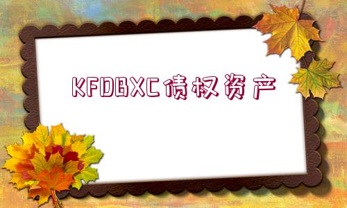 KFDBXC債權資產(chǎn)