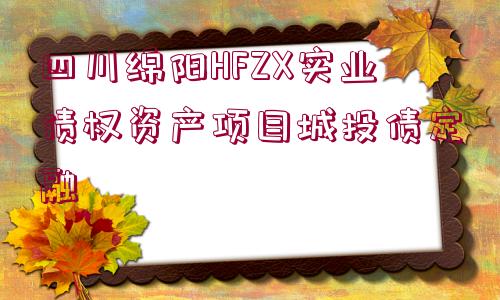 四川綿陽(yáng)HFZX實(shí)業(yè)債權(quán)資產(chǎn)項(xiàng)目城投債定融